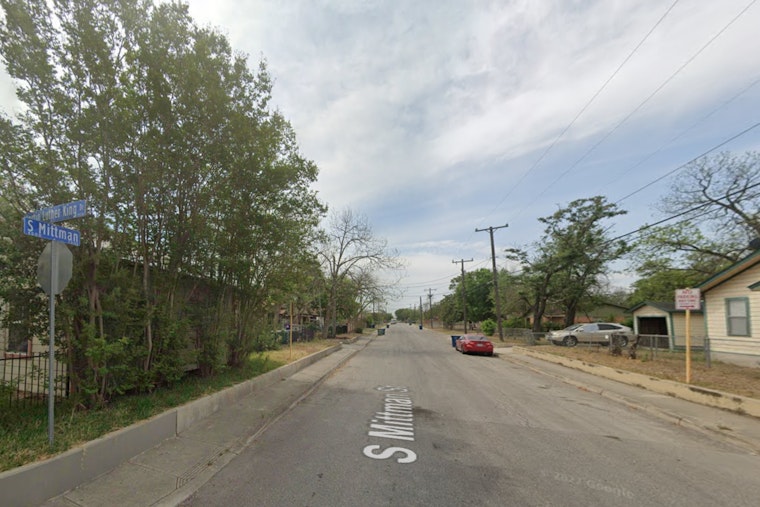 San Antonio Man's Mustang Veers Off Road, Strikes Gas Line on East Side Home Patio