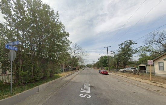 San Antonio Man's Mustang Veers Off Road, Strikes Gas Line on East Side Home Patio