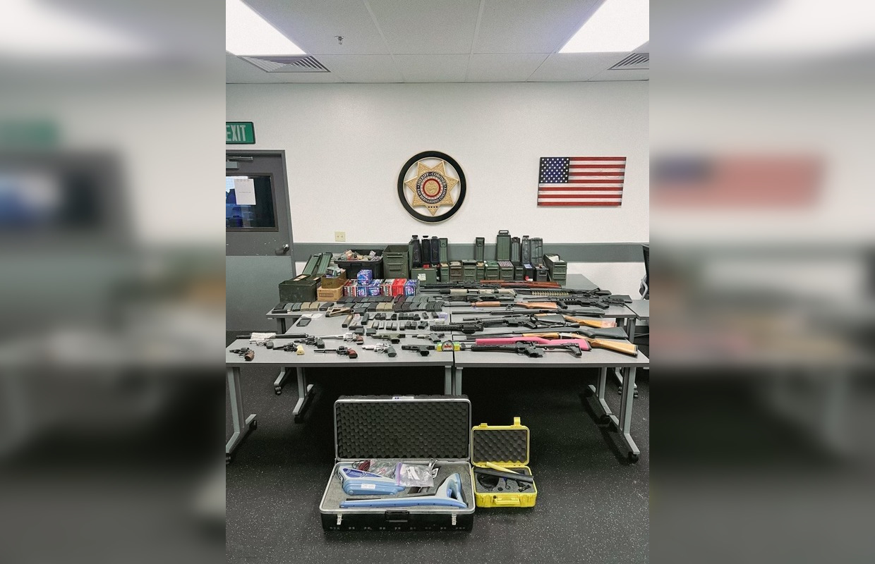 San Bernardino County Deputies Arrest Man With Weapons Stash And   San Bernardino County Deputies Arrest Man With Weapons Stash And Suspected Drugs In Pinon Hills 1.webp