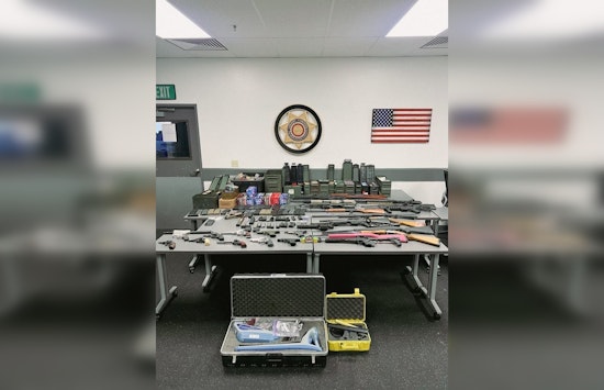 San Bernardino County Deputies Arrest Man With Weapons Stash and Suspected Drugs in Pinon Hills