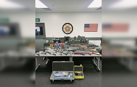 San Bernardino County Deputies Arrest Man With Weapons Stash and Suspected Drugs in Pinon Hills