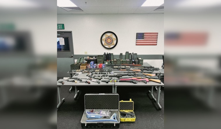 San Bernardino County Deputies Arrest Man With Weapons Stash and Suspected Drugs in Pinon Hills