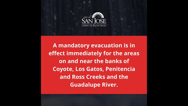 San José Mobilizes Emergency Response as Atmospheric River Threatens With High Winds and Flooding