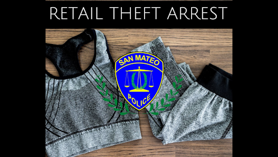 San Mateo Police Arrest Trio Suspected of Retail Theft at Lululemon, Intensify Crackdown on Organized Crime