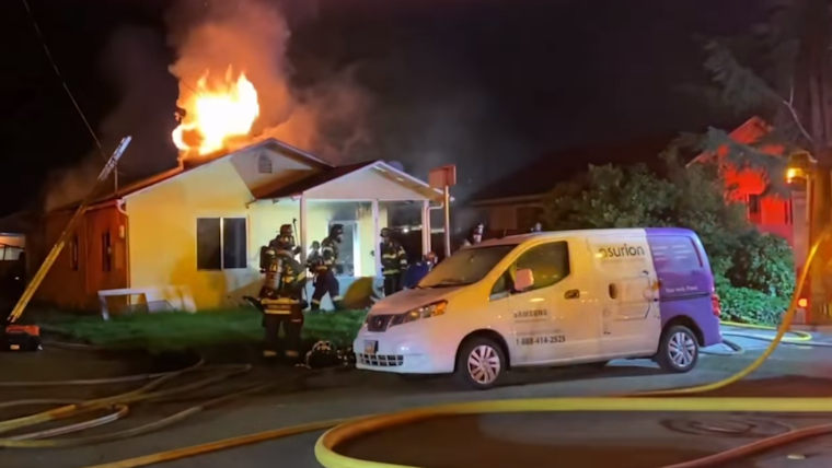 VIDEO: Santa Rosa House Engulfed in Flames, One Revived and Pets Lost in Daring Rescue Mission