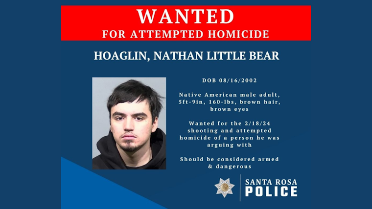 Santa Rosa Police Seek 21-Year-Old Suspect in Attempted Homicide, Offer Reward for Information