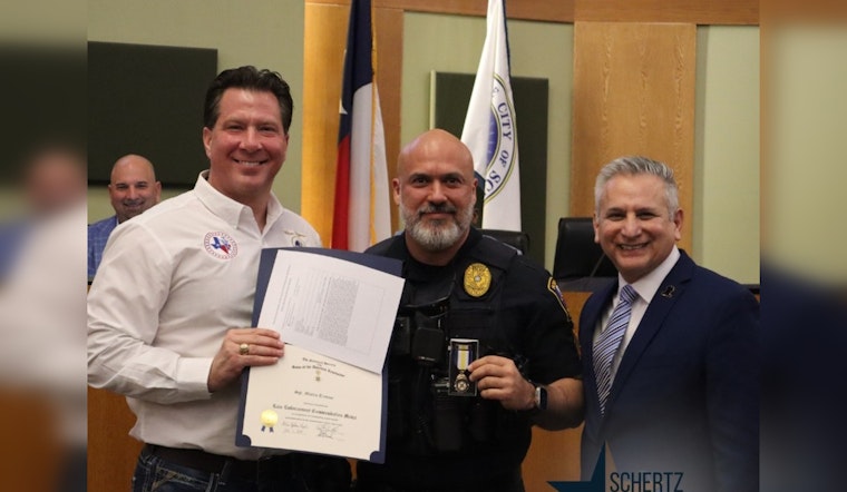 Schertz Officers Decorated for Bravery at City Hall, Fresh Recruits Welcomed to the Force