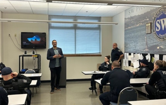 Seattle Councilmember Rob Saka Shows Support for Police With Visit to Southwest Precinct