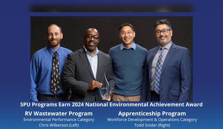 Seattle Public Utilities Shines at National Environmental Awards for Innovative Workforce and RV Programs