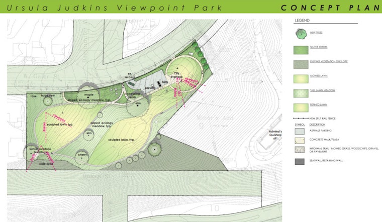 Seattle's Ursula Judkins Viewpoint Set for Revitalization with Community-Approved Master Plan