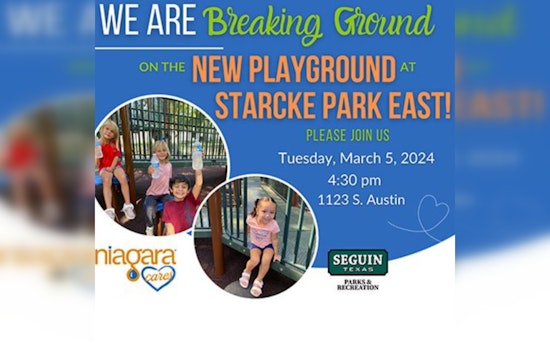 Seguin to Celebrate Groundbreaking for Inclusive New Playground at Starcke Park East