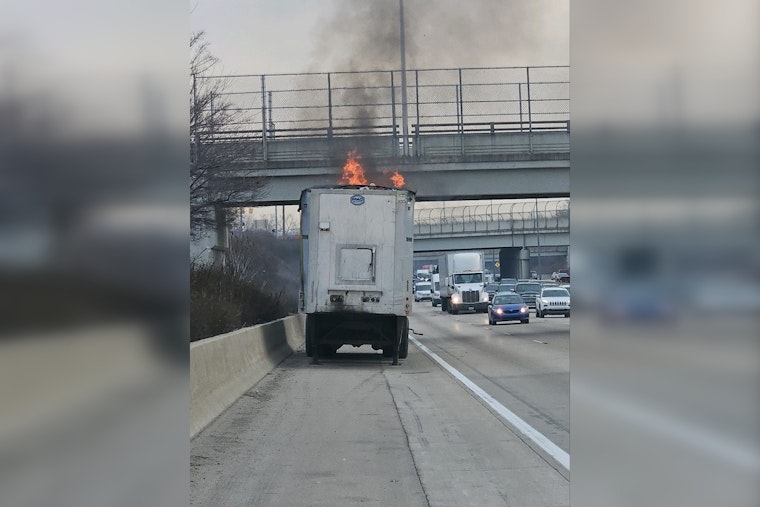 Semi Truck Blaze Leads to Major Delays on I-696 in Madison Heights