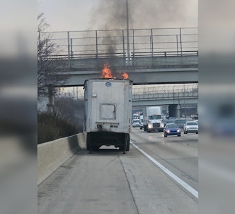 Semi Truck Blaze Leads to Major Delays on I-696 in Madison Heights