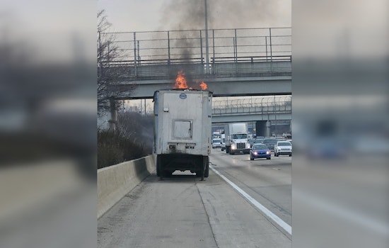 Semi Truck Blaze Leads to Major Delays on I-696 in Madison Heights