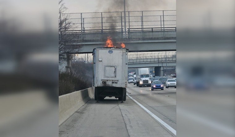 Semi Truck Blaze Leads to Major Delays on I-696 in Madison Heights