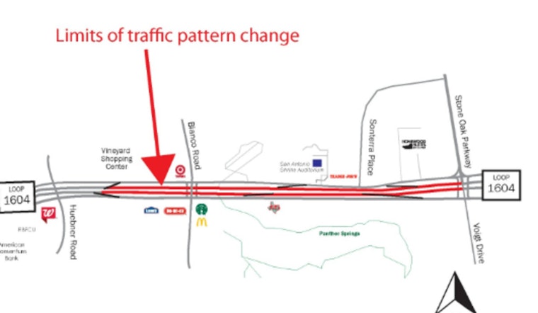 Severe Weather Delays San Antonio Traffic Project at Loop 1604 and I-10 Interchange