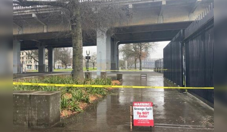 Sewage Spill Under Burnside Bridge in Portland Prompts Environmental Concerns, Cleanup Efforts Underway