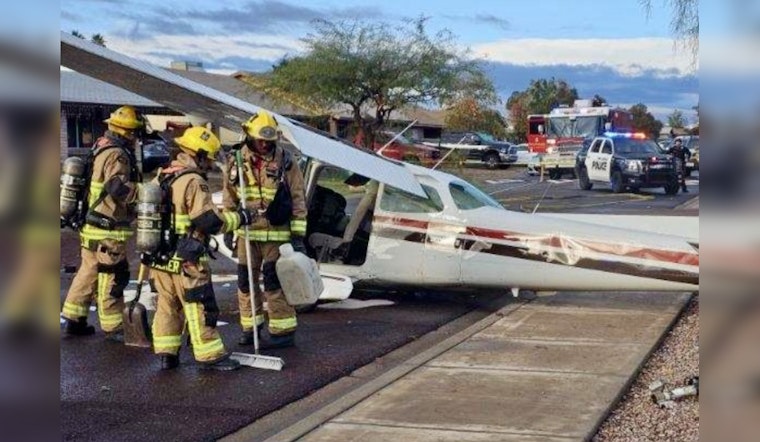 Small Plane Forced to Emergency Land on Goodyear Street Raises Community Concern Over Noise, Safety