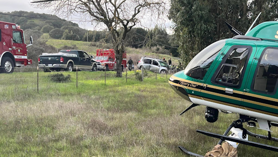 Sonoma County's Henry-1 Helicopter Rushes to Aid Teen After Car Accident Near Petaluma