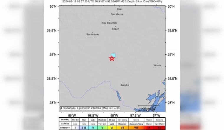 South Central Texas Hit by Another Earthquake, Residents on Edge After Dozen Tremors