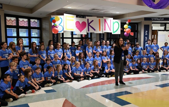 Summit Hill Elementary Students Honor Milton Civic Leaders with "Kindness Tunnel" Celebration