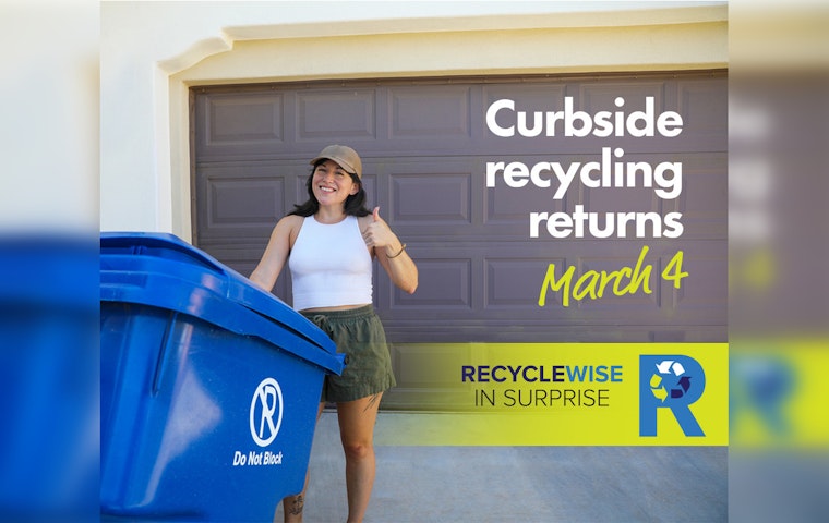 Surprise, Arizona Embraces New Curbside Recycling Program Starting March 4