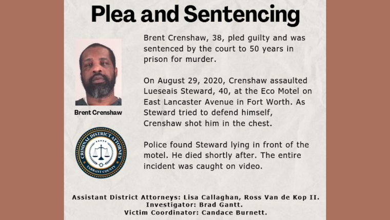 Tarrant County DA Commends Fort Worth Police for Exceptional Service in Recent Case