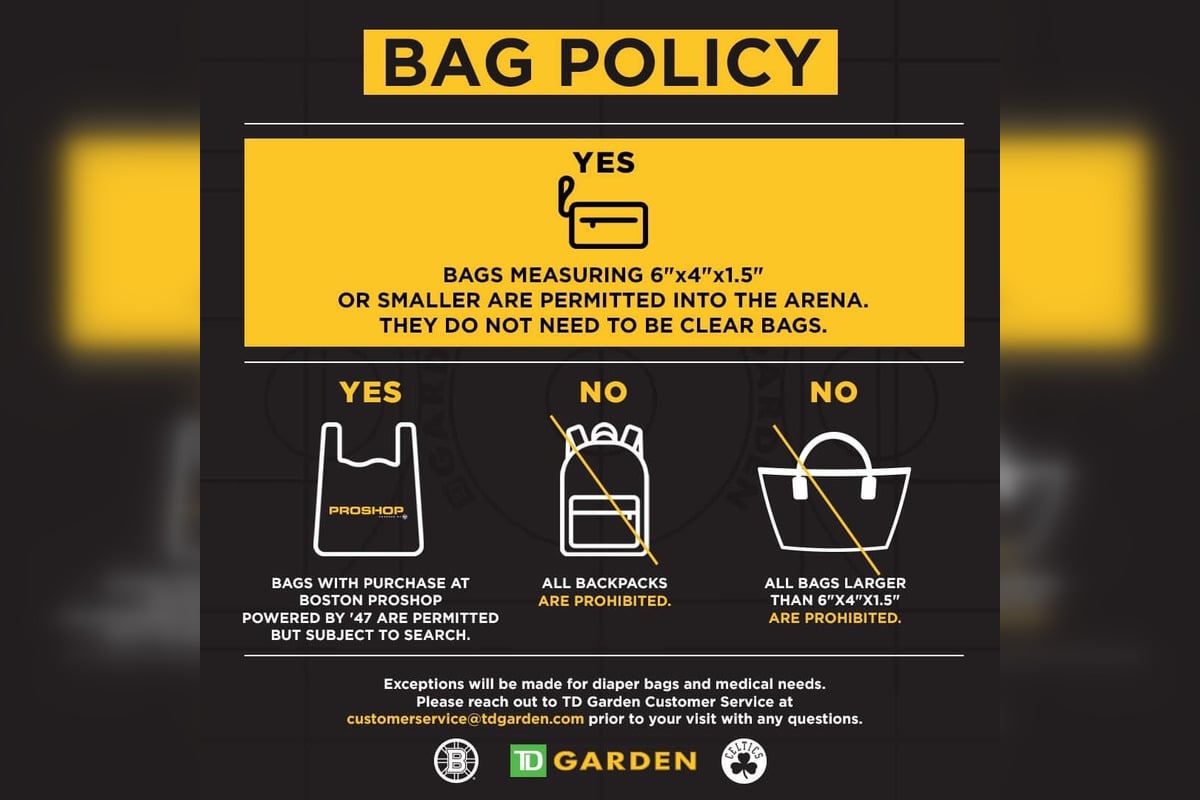 TD Garden's New Bag Policy Sows Confusion Among Boston Fans at Bruins