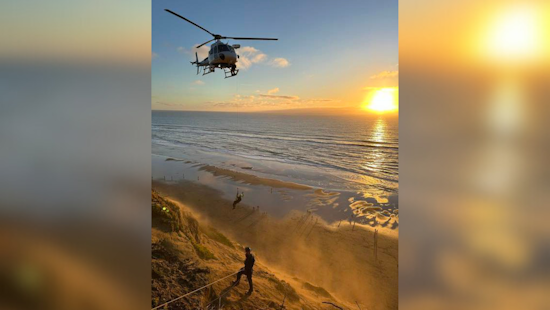 Teen Rescued from Fort Funston Cliffside by CHP and San Francisco Fire Department