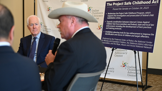Texas Coalition, Led by Tarrant County Sheriff and Senator Cornyn, Fortifies Strategy to Combat Online Child Exploitation