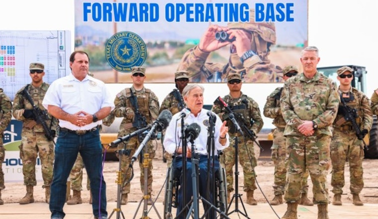 Texas Governor Greg Abbott Bolsters Operation Lone Star, Launches Del Rio Forward Base Amid Migration Challenges