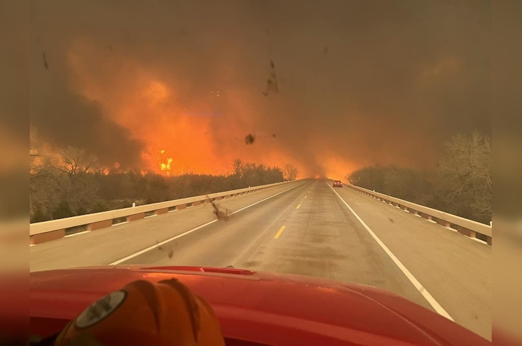 Texas Panhandle Engulfed by Massive Wildfire as Smokehouse Blaze Becomes Second-Largest in State's History