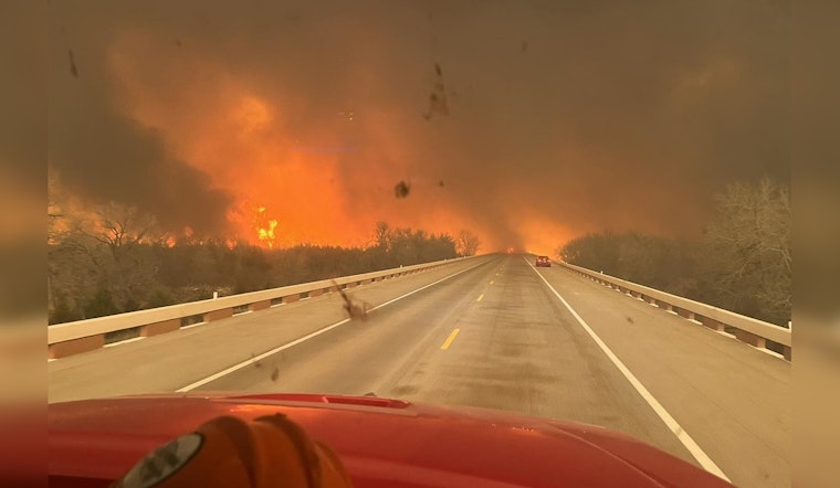 Texas Panhandle Engulfed by Massive Wildfire as Smokehouse Blaze Becomes Second-Largest in State's History