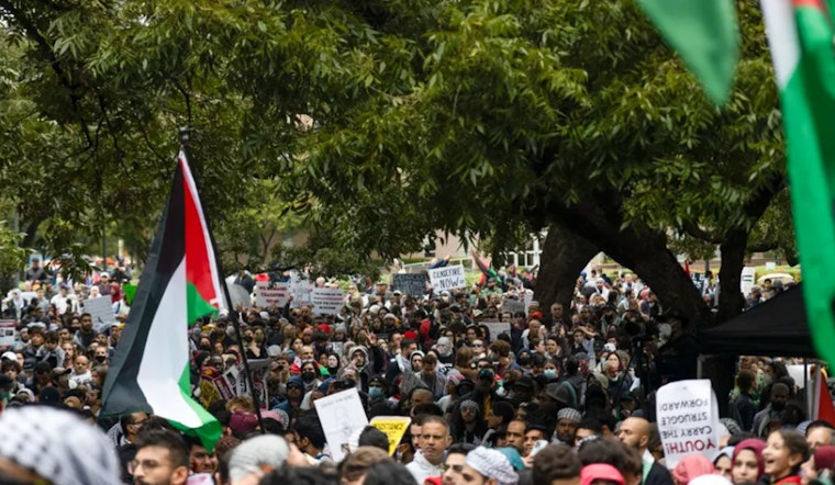 Thousands Rally in Austin Demanding Ceasefire, End to U.S. Aid to Israel Amid Gaza Conflict