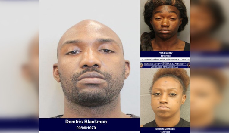 Three Arrested on Felony Charges Involving Stolen Vehicle and Drugs in North Freeway Bust
