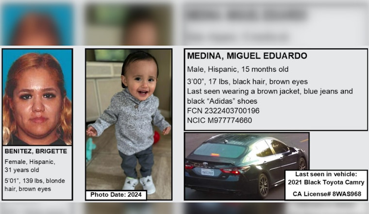Toddler Allegedly Abducted by Mother in Los Angeles, Officials Seek Help Locating Them