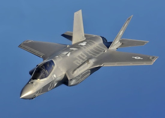 "Top Gun" Turbulence F-35 Pilots Duck and Dodge Drone Danger Above Arizona Desert