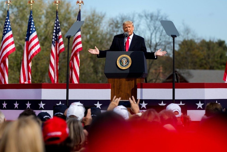 Trump Criticizes Legal Challenges and Biden in Michigan Speech Before GOP Primary