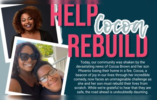 Tyler Perry Donates $400K to Actress Cocoa Brown Following Her Home Fire in Fayetteville