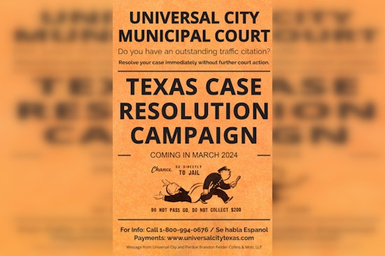 Universal City Municipal Court Offers Warrant Resolution Campaign to Address Class C Cases