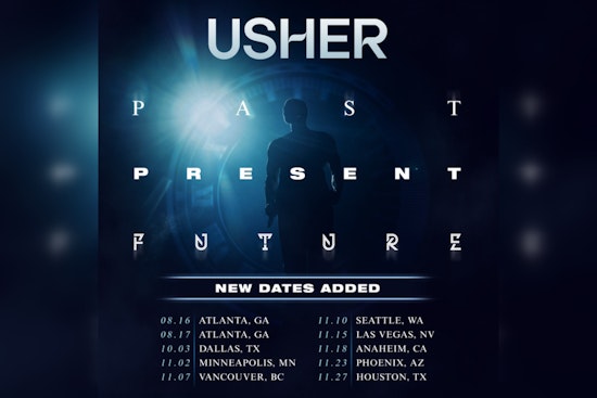 Usher Amplifies Past Present Future Tour, Adds Two Electrifying Atlanta Shows Following Super Bowl Fervor