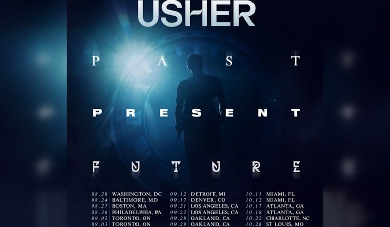 Usher Announces North American "Past Present Future" Tour, Including 24-City Sweep