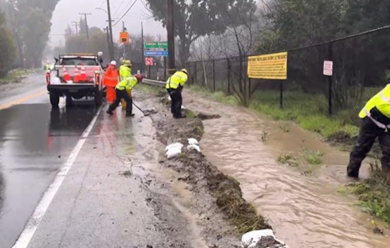 Ventura County Firefighters and Caltrans Battle Unrelenting Storm to Safeguard Highway 33