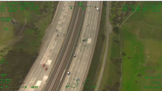 VIDEO: CHP Helicopter and East Bay Regional Parks Police Take to the Skies in Synchronized Pursuit Over Contra Costa County