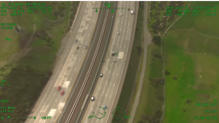 VIDEO: CHP Helicopter and East Bay Regional Parks Police Take to the Skies in Synchronized Pursuit Over Contra Costa County