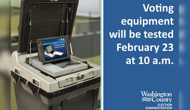 Washington County Announces Mandatory Public Testing of Voting Equipment Ahead of Elections