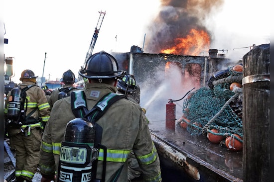Welding Mishap Blamed for Massive Boat Fire in Fairhaven Harbor