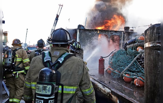 Welding Mishap Blamed for Massive Boat Fire in Fairhaven Harbor