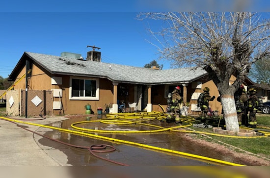 West Phoenix Home Engulfed in Flames Displaces Nine, No Injuries Reported