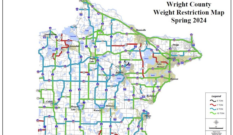 Wright County Braces for Possible Early Onset of Spring Road Weight Limits Due to Mild Winter